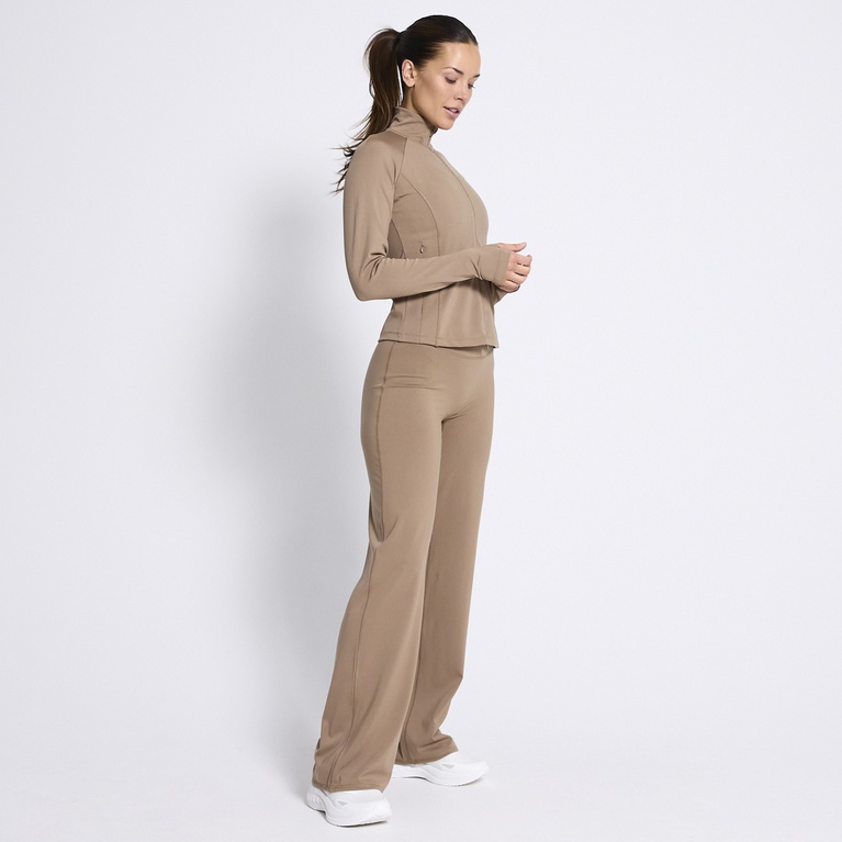 Training jacket "Zip Jacket Pocket" Beige